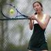 Greenhills No 2 singles player Emily Chung plays against Saline on Tuesday, May 14. Daniel Brenner I AnnArbor.com